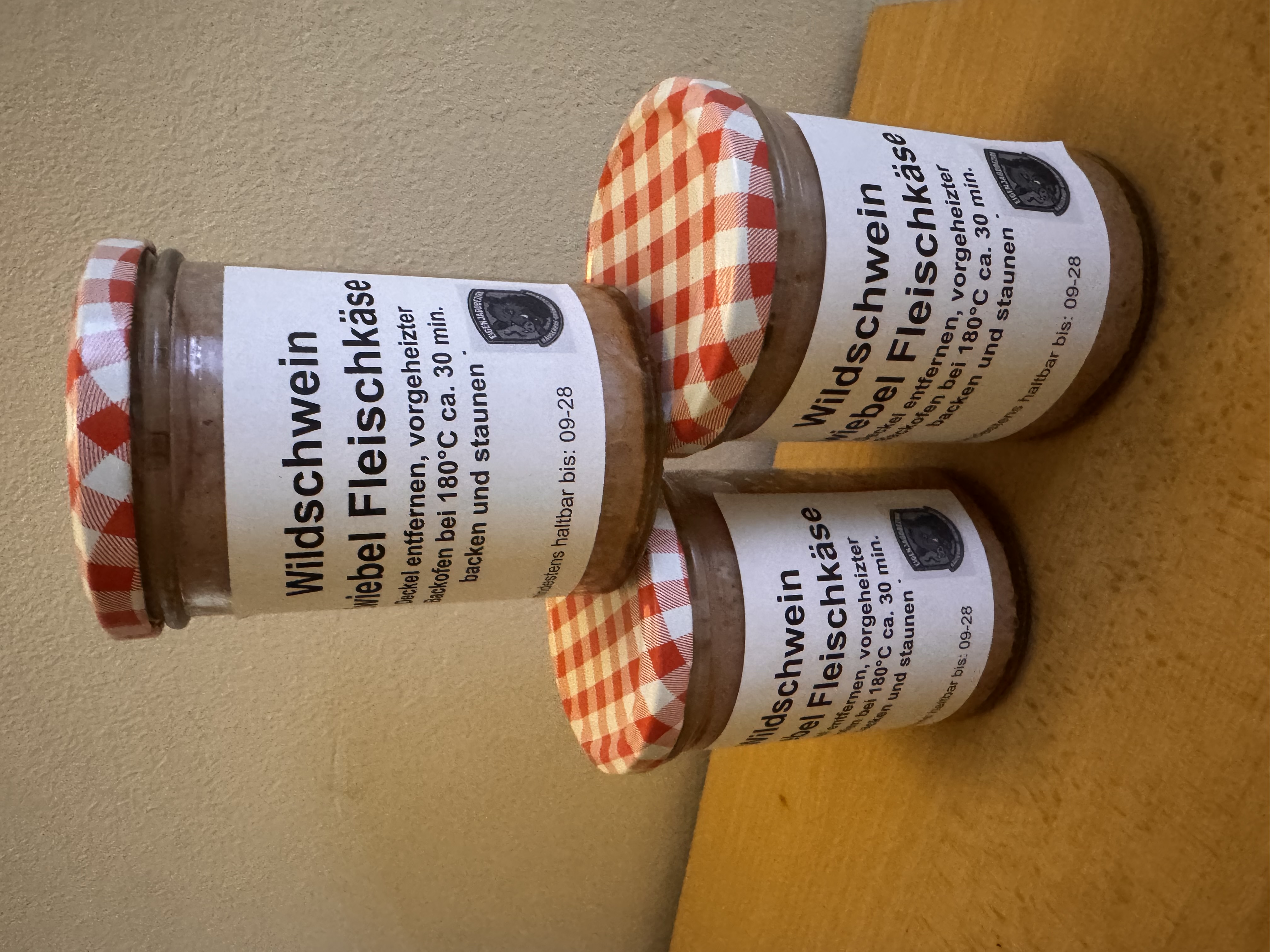 Wildschwein Popup Zwiebel Fleischkäse Popup 400 ml