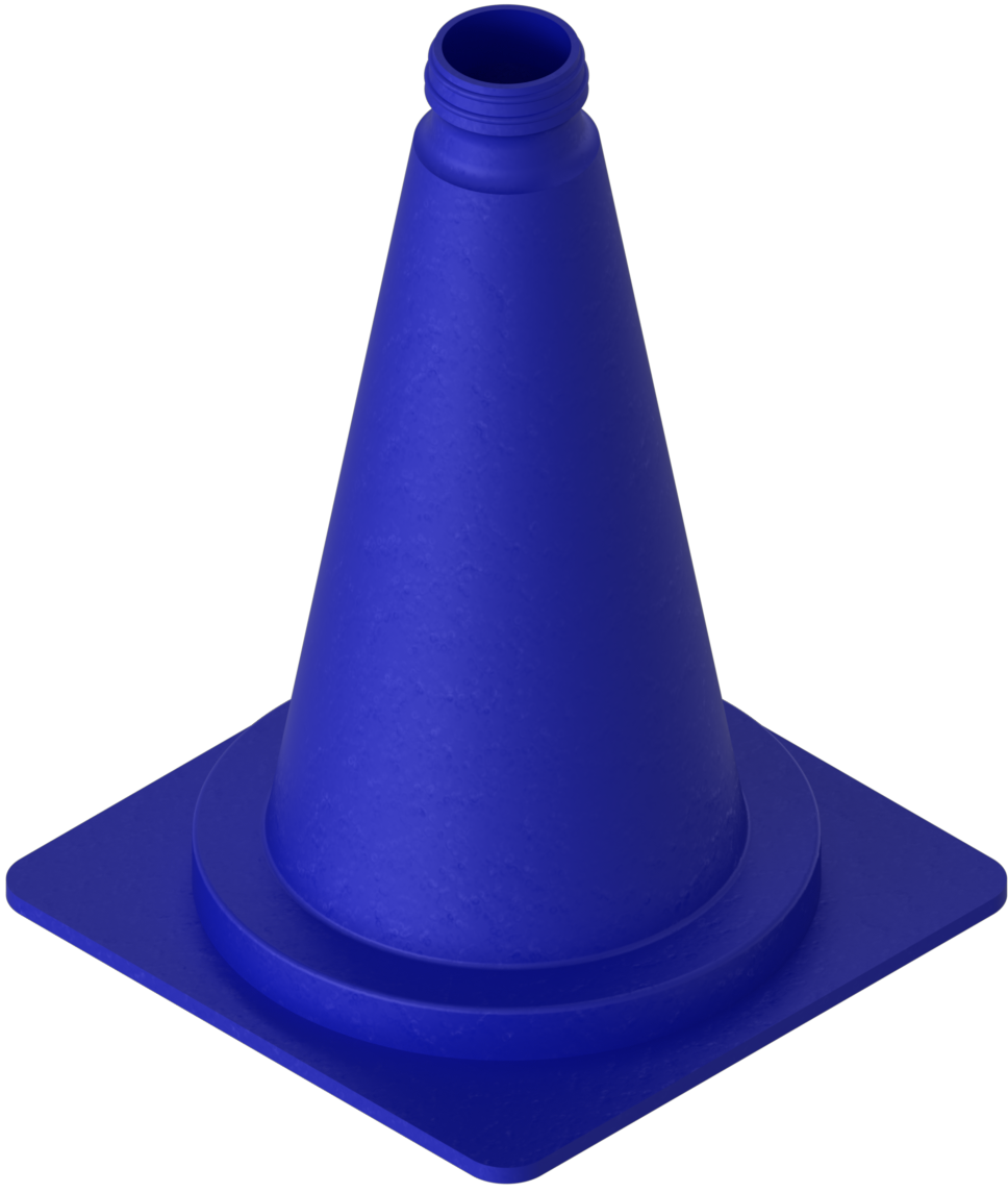 Leitkegel blau