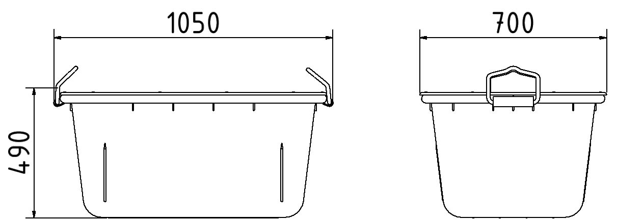 Mörtelwanne 200 ltr.