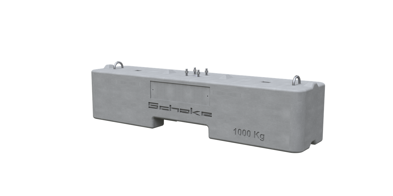 Schake Beton-Aufstellvorrichtung 1000 kg, flach