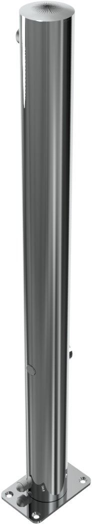 Edelstahlpoller Ø 76 mm, umlegbar